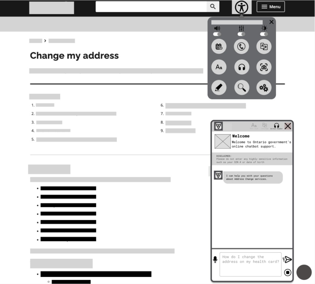Accessibility-first interaction controls